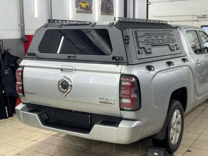 Kунг на кузов Great Wall Poer KingKong 2 стекла алюминиевый купить в Воронеже